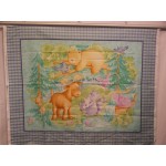 Forest Friends - Purple & Green Border